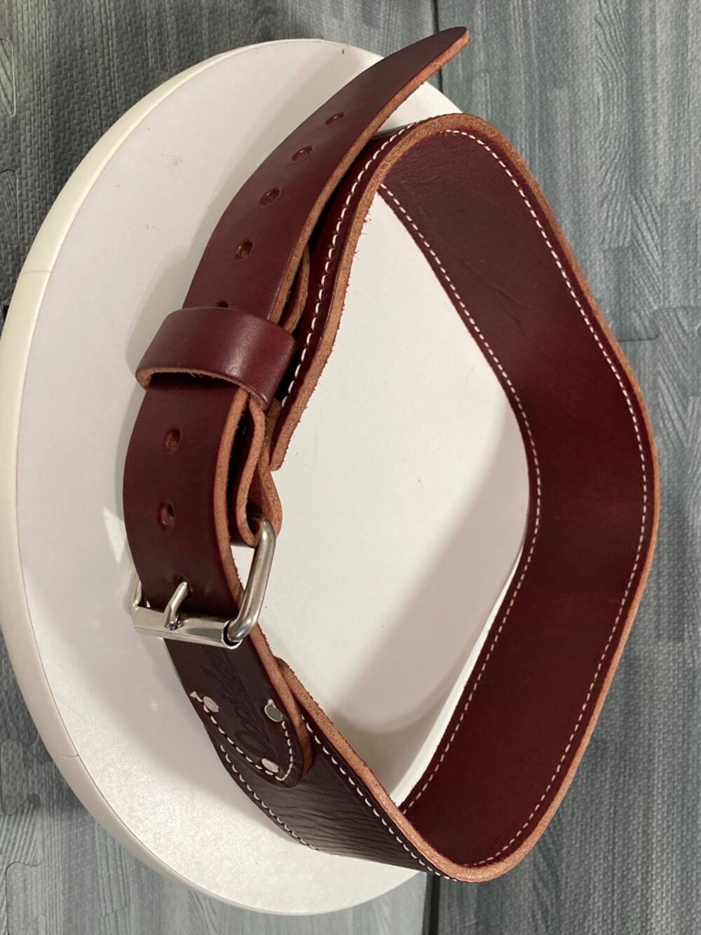 Occidental Leather 5035 H.D. 3" Ranger Work Belt Size Large Brown Made in USA